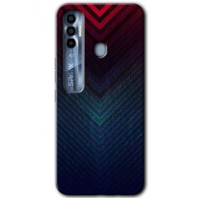 Tecno Spark 7 Pro Abstract 4 Baskılı Uyumlu Silikon Kılıf