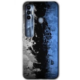 Tecno Spark 7 Pro Abstract Wallpaper Baskılı Uyumlu Silikon Kılıf