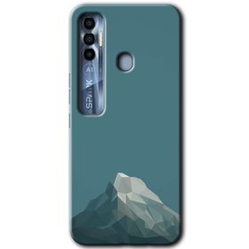 Tecno Spark 7 Pro Alone Mountain Baskılı Uyumlu Silikon Kılıf