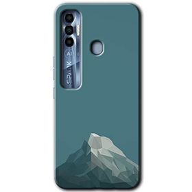 Tecno Spark 7 Pro Alone Mountain Baskılı Uyumlu Silikon Kılıf