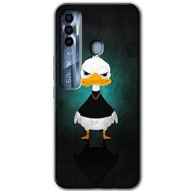 Tecno Spark 7 Pro Angry Duck Baskılı Uyumlu Silikon Kılıf