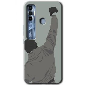 Tecno Spark 7 Pro Artwork Wide Baskılı Uyumlu Silikon Kılıf