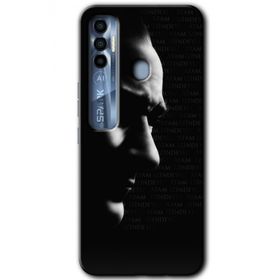 Tecno Spark 7 Pro Atam İzindeyiz Baskılı Uyumlu Silikon Kılıf