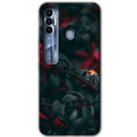 Tecno Spark 7 Pro Avcı Arı Baskılı Uyumlu Silikon Kılıf