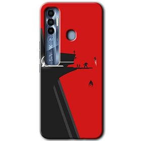 Tecno Spark 7 Pro Avengers Tower Baskılı Uyumlu Silikon Kılıf