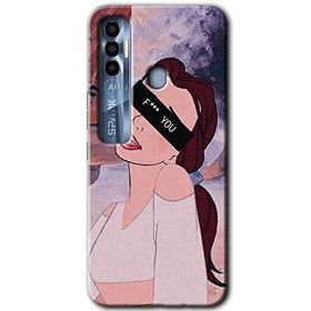 Tecno Spark 7 Pro Bad Girl Baskılı Uyumlu Silikon Kılıf