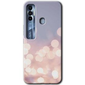 Tecno Spark 7 Pro Blur Lights Baskılı Uyumlu Silikon Kılıf