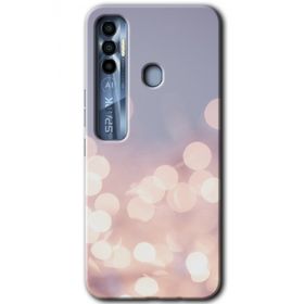 Tecno Spark 7 Pro Blur Lights Baskılı Uyumlu Silikon Kılıf