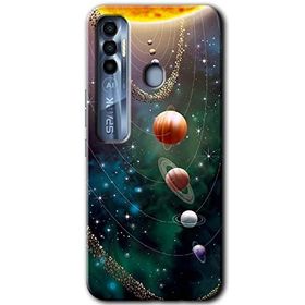 Tecno Spark 7 Pro Cosmos Baskılı Uyumlu Silikon Kılıf