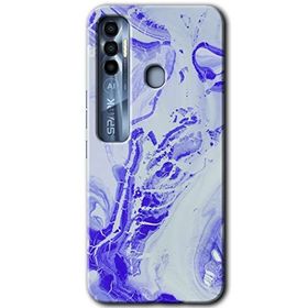 Tecno Spark 7 Pro Cranny Liquid Wall Baskılı Uyumlu Silikon Kılıf