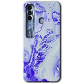 Tecno Spark 7 Pro Cranny Liquid Wall Baskılı Uyumlu Silikon Kılıf