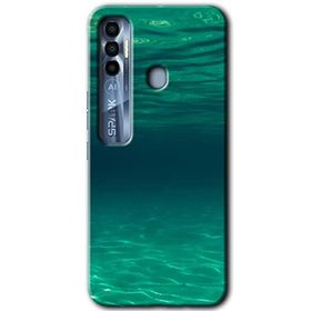 Tecno Spark 7 Pro Derin Deniz Baskılı Uyumlu Silikon Kılıf