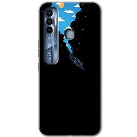 Tecno Spark 7 Pro Derinlere Yolculuk Baskılı Uyumlu Silikon Kılıf