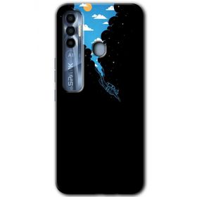 Tecno Spark 7 Pro Derinlere Yolculuk Baskılı Uyumlu Silikon Kılıf