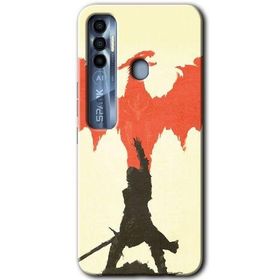 Tecno Spark 7 Pro Dragon Hunter 1 Baskılı Uyumlu Silikon Kılıf