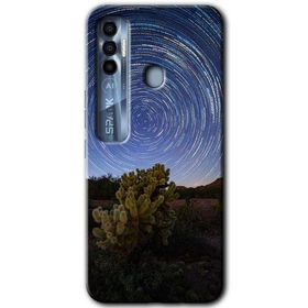 Tecno Spark 7 Pro Eclipse Sky Baskılı Uyumlu Silikon Kılıf