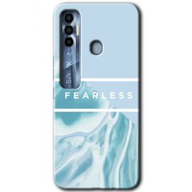 Tecno Spark 7 Pro Fearless Baskılı Uyumlu Silikon Kılıf