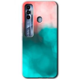 Tecno Spark 7 Pro Flu Işık Baskılı Uyumlu Silikon Kılıf
