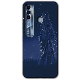 Tecno Spark 7 Pro Gecenin Kraliçesi Baskılı Uyumlu Silikon Kılıf