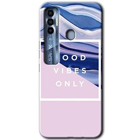 Tecno Spark 7 Pro Good Vibes Baskılı Uyumlu Silikon Kılıf