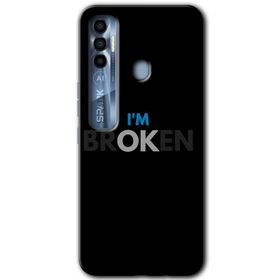 Tecno Spark 7 Pro Graffiti Çizgi Film Baskılı Uyumlu Silikon Kılıf