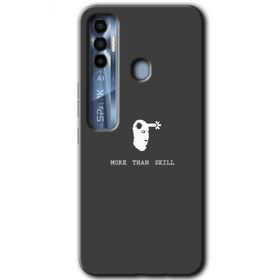 Tecno Spark 7 Pro Headshot Baskılı Uyumlu Silikon Kılıf