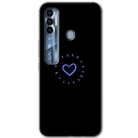 Tecno Spark 7 Pro Heart Strokes Baskılı Uyumlu Silikon Kılıf