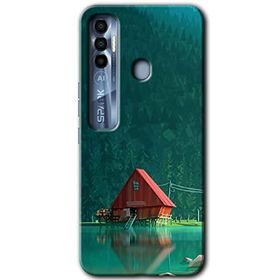 Tecno Spark 7 Pro House In Woods Baskılı Uyumlu Silikon Kılıf