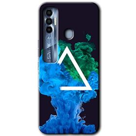 Tecno Spark 7 Pro İnk Clot Baskılı Uyumlu Silikon Kılıf