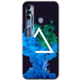 Tecno Spark 7 Pro İnk Clot Baskılı Uyumlu Silikon Kılıf