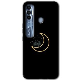 Tecno Spark 7 Pro İyi Geceler Baskılı Uyumlu Silikon Kılıf