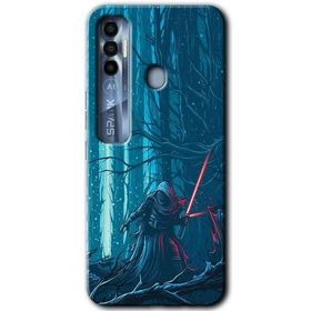 Tecno Spark 7 Pro Jedi Baskılı Uyumlu Silikon Kılıf