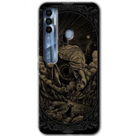 Tecno Spark 7 Pro Kıyamet Baskılı Uyumlu Silikon Kılıf