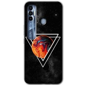 Tecno Spark 7 Pro Kızıl Gezegen Baskılı Uyumlu Silikon Kılıf