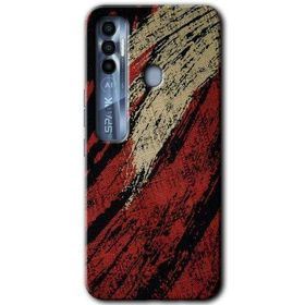 Tecno Spark 7 Pro Kumaş Deseni 6 Baskılı Uyumlu Silikon Kılıf