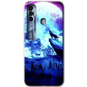 Tecno Spark 7 Pro Mega Kurt Baskılı Uyumlu Silikon Kılıf