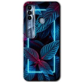 Tecno Spark 7 Pro Mekanik Yaprak 4 Baskılı Uyumlu Silikon Kılıf