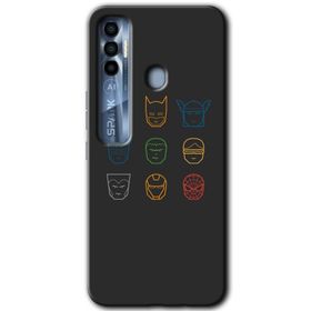Tecno Spark 7 Pro Polygon Graident 3 Baskılı Uyumlu Silikon Kılıf
