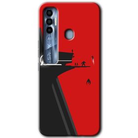 Tecno Spark 7 Pro Polygon Graident 3 Baskılı Uyumlu Silikon Kılıf