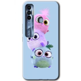 Tecno Spark 7 Pro Puffy Baskılı Uyumlu Silikon Kılıf