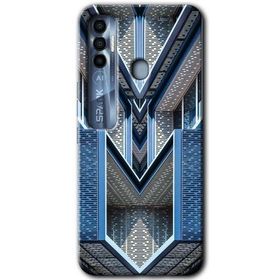 Tecno Spark 7 Pro Retro Building Baskılı Uyumlu Silikon Kılıf