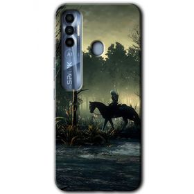 Tecno Spark 7 Pro Savaşçı Baskılı Uyumlu Silikon Kılıf