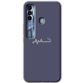 Tecno Spark 7 Pro Sigara Zararlıdır Baskılı Uyumlu Silikon Kılıf