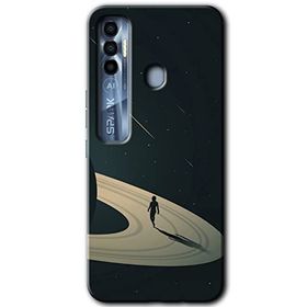 Tecno Spark 7 Pro Space Planet Baskılı Uyumlu Silikon Kılıf