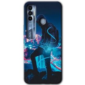 Tecno Spark 7 Pro Spill Boy Baskılı Uyumlu Silikon Kılıf