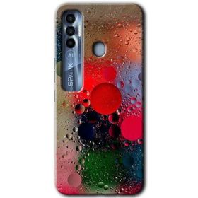 Tecno Spark 7 Pro Wet Bubbles Baskılı Uyumlu Silikon Kılıf