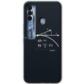 Tecno Spark 7 Pro Work Formül Baskılı Uyumlu Silikon Kılıf