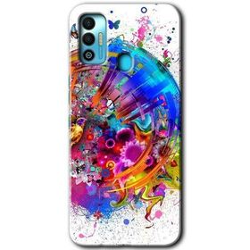 Tecno Spark 7T 4K Clock Baskılı Uyumlu Silikon Kılıf