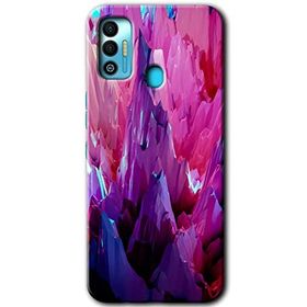 Tecno Spark 7T Abstraction Sharp Baskılı Uyumlu Silikon Kılıf