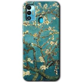 Tecno Spark 7T Almond Blossom Baskılı Uyumlu Silikon Kılıf